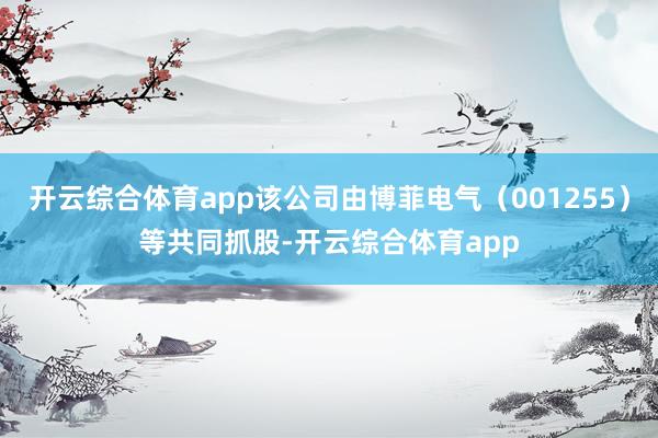 开云综合体育app该公司由博菲电气（001255）等共同抓股-开云综合体育app